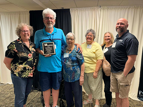 2026 Butch Antal Recipient Bill Williams with Family and Linda Antal